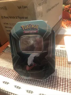 FACTORY SEALED - Pokemon TCG: Darkrai Triple Whammy Collector's Tin - BRAND NEW: - Image 1