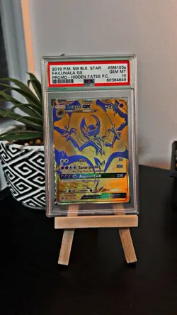 2019 Pokemon SM Promo Hidden Fates Premium Lunala GX #SM103a PSA 10 GEM MINT - Image 1