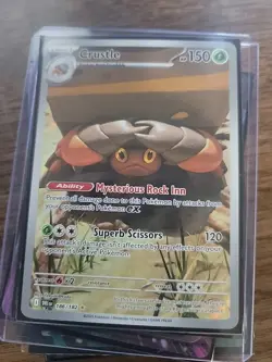 Crustle 186/182 Illustration Rare SV10: Destined Rivals Pokemon Holo Full Art NM - Image 1