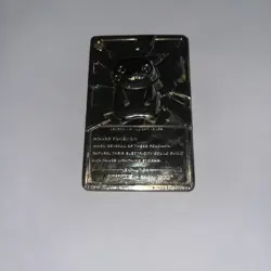 23K Gold Plated Pikachu 1999 Burger King Pokemon Promo Bar - Image 2
