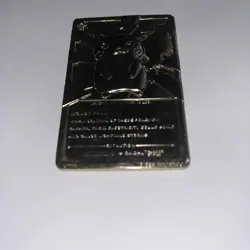 23K Gold Plated Pikachu 1999 Burger King Pokemon Promo Bar - Image 3