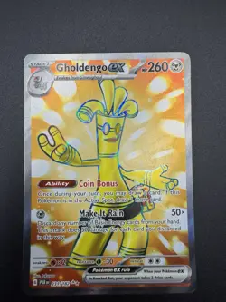 Pokemon TCG Gholdengo EX 231/182 Full Art Ultra Rare Holo 2023 Paradox Rift - Image 3