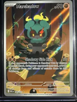 Pokemon TCG Marshadow Illustration Rare 146/132 M to NM - Mega Evolutions - Image 1