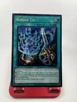 YuGiOh! TCG || Runick Tip MP21-EN241 Secret Rare - Image 1