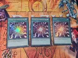 3x Super Polymerization CH01-EN033 Ultra Rare 1st Ed Playset X3 NM Yugioh - Image 1