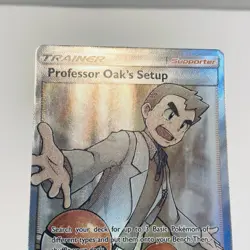 Professor Oak's Setup (Full Art) 233/236 Sm-Cosmic Eclipse Holo single card 2019 - Image 3
