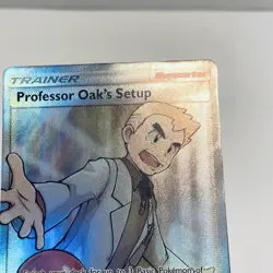 Professor Oak's Setup (Full Art) 233/236 Sm-Cosmic Eclipse Holo single card 2019 - Image 4