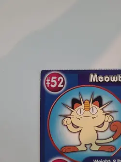 Pokemon Card Poke Trivia Meowth #52. Burger King Movie Promo 1998 - Image 3