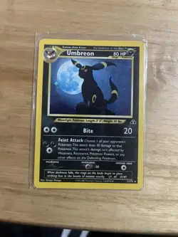 Pokemon TCG Umbreon Neo Discovery Holo Card 13/75 Unlimited Rare 2001 - Image 3