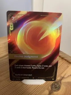 Divine Judgement 244/298 League of Legends Riftbound Epic Foil NM English Card - Image 1