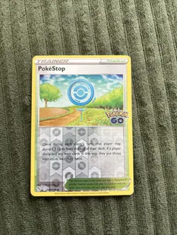 Pokemon Go PokeStop Reverse Holo Uncommon Card 68/78 TCG - Image 1