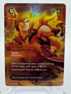 Sett-Brawler 164/298 OGN-Riftbound Origins Champion Unit Epic Card - Image 1