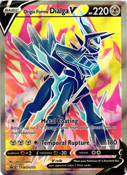 Origin Forme Dialga V Holo SWSH: Sword & Shield Promo Cards SWSH255 NM Promo - Image 1