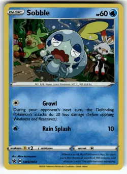 Sobble - SWSH073 SWSH: Sword & Shield Promo Cards NM Pokemon Card TCG - Image 1