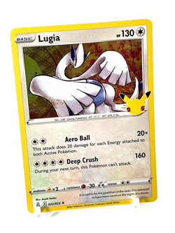 Lugia Pokemon Celebrations 25th Anniversary 022/025 Holo Pokemon Card NM - Image 1