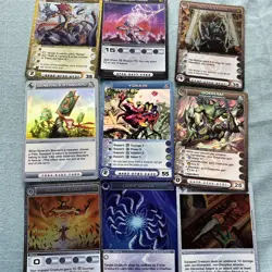 Chaotic Cards Lot Of 9 Rare, Ultra Rare,Super - Image 1