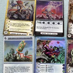 Chaotic Cards Lot Of 9 Rare, Ultra Rare,Super - Image 2