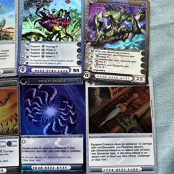 Chaotic Cards Lot Of 9 Rare, Ultra Rare,Super - Image 4