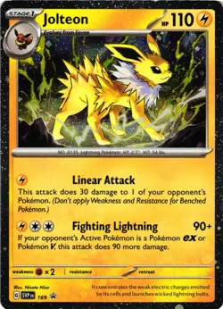 Jolteon - 169 Cosmo Holo SV: Scarlet & Violet Promo Cards 169 NM Promo - Image 1
