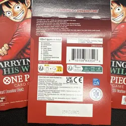 Carrying On His Will 12-card 3 Booster Packs - One Piece TCG - ENGLISH Sealed - Image 2