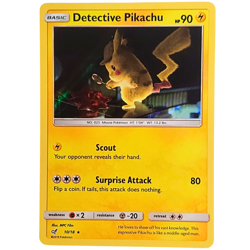 Pokemon TCG Cards Detective Pikachu Set (11 Cards) All Halo Rare, Most Near Mint - Image 2