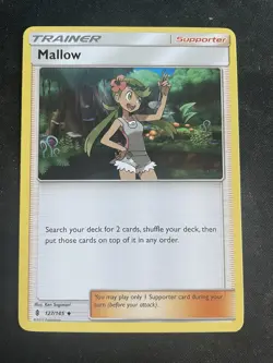 Mallow 127/145 Sun & Moon: Guardians Rising Pokemon TCG Card Uncommon English NM - Image 1