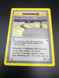 Pokemon Trainer Card Viridian City Gym Stadium Card 122/132 pokemon card - Image 2