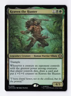 Kraven the Hunter (Foil) 0133 (R) MTG Marvel's Spider-Man (SPM) - Image 1