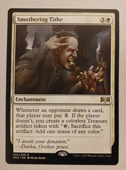Smothering Tithe - Ravnica Allegiance - MP - Magic the Gathering - MTG - Image 1