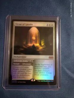 Virtue of Loyalty // Ardvenvale Fealty - Wilds of Eldraine​ - ​Near Mint Foil - - Image 1