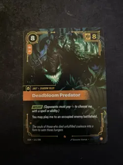 Deadbloom Predator OGN 161/298 Epic Riftbound League of Legends - Image 1