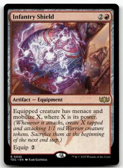 Infantry Shield #35 MTG Tarkir Dragonstorm TDC NM X1 - Image 1