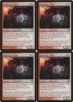 Battlegate Mimic X4 Eventide MTG Magic the Gathering Excellent 2Fire Games - Image 1