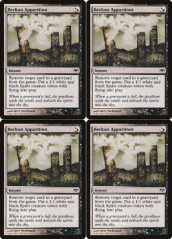 Beckon Apparition X4 Eventide MTG Magic the Gathering Excellent 2Fire Games - Image 1