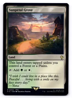 Sunpetal Grove NM Commander: Final Fantasy 0432 MTG Regular - Image 1