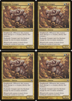 Kederekt Creeper X4 Shards of Alara Playset MTG Magic the Gathering 2Fire games - Image 1