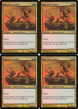 Rip-Clan Crasher X4 Shards of Alara MTG Magic the Gathering 2Fire Games - Image 1