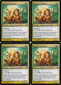Steward of Valeron X4 Shards of Alara MTG Magic the Gathering 2Fire Games - Image 1