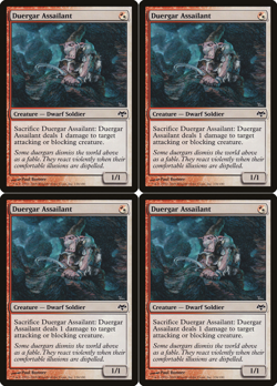 Duergar Assailant X4 Eventide MTG Magic the Gathering Excellent 2Fire Games - Image 1