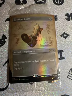 MTG - Swiftfoot Boots Secret Lair Drop FOIL NM SEALED - Image 1