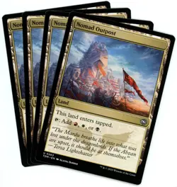 x4 Nomad Outpost - 0263 - Tarkir Dragonstorm - MTG - NM/M - Image 1