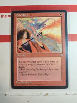MTG - Pyroblast - LP - Ice Age Vintage 1995 - Image 1