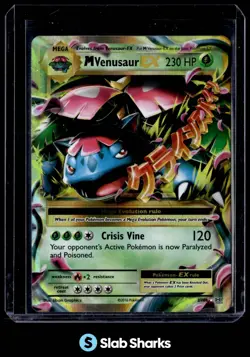 2016 POKEMON XY EVOLUTIONS #2/108 MEGA VENUSAUR HOLO - Image 1