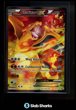 2016 POKEMON XY BLACK STAR PROMOS #XY121 CHARIZARD EX FULL ART RED & BLUE COLL. - Image 1