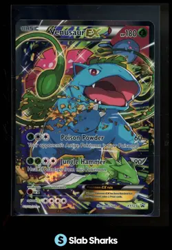 2016 POKEMON XY BLACK STAR PROMOS #XY123 VENUSAUR EX FULL ART RED & BLUE COLL. - Image 1