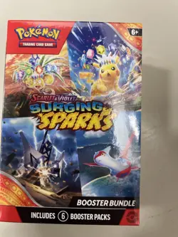 Pokemon TCG Scarlet And Violet Surging Sparks Booster Bundle New and Sealed - Image 1
