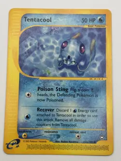 Pokemon TCG Tentacool Aquapolis Set 113/147 Regular Common LP - Image 2