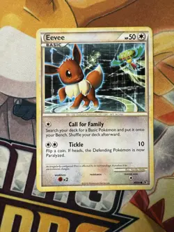 Eevee 48/90 Regular Common 2010 Pokemon HGSS Undaunted MP - Image 1
