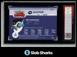 2000 DANONE POKEMON STADIUM #3 BLASTOISE SHINY GOLD KSA 6 - Image 2