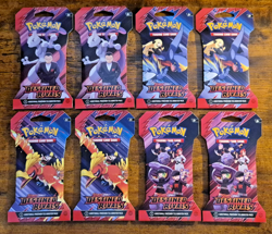 Pokemon Destined Rivals Sleeved Booster Pack LOT of 8 Sealed Packs 167152_2 - Image 1